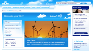 KLM - CO2ZERO - misleidend